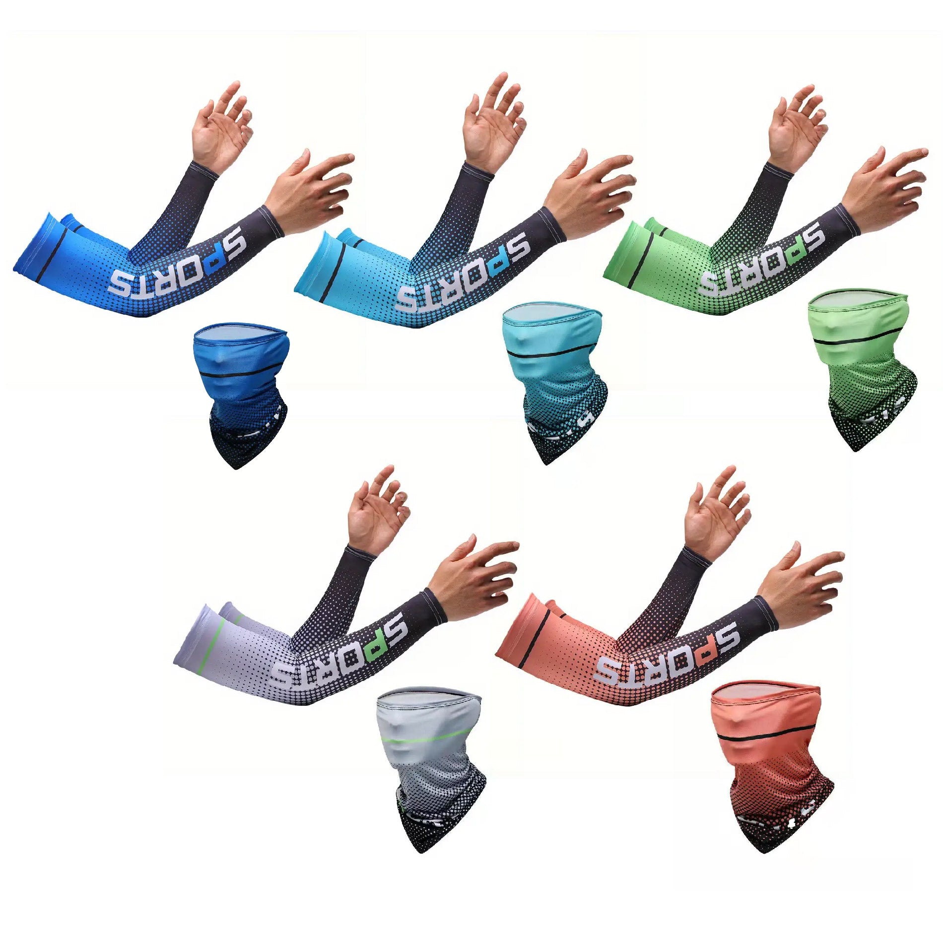 Mangas de Compresión UV + Bandana