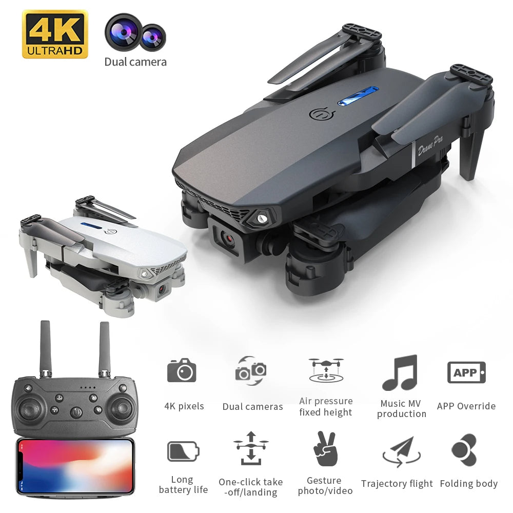 Drone Plegable con Cámara HD
